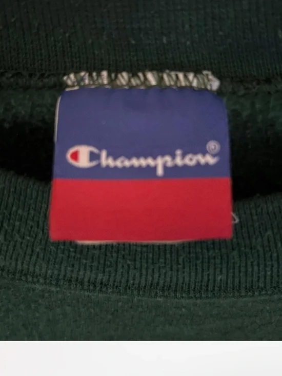 Champion Forest Green Crewneck Sweatshirt - Picture 2 of 4